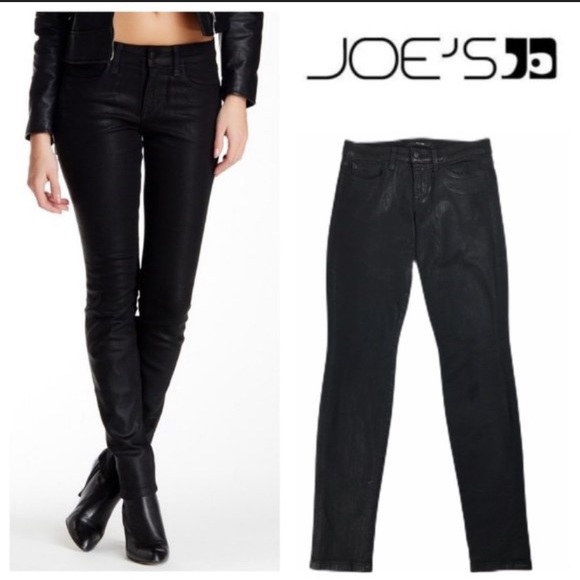 Joe’s Jeans Coated Black Skinny Jean - Picture 7 of 7